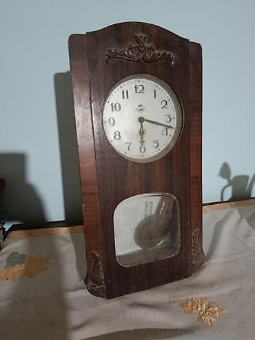 Постельное белье: Настенные часы, Механические, С маятником — 3