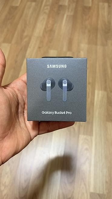 bluetooth qulaqciqlar: Samsung Galaxy Buds4 Pro – simsiz qulaqlıq Model: SM-R640 Rəng: Qara — 1
