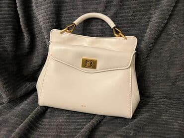 белые женские сумки: Сумка с короткой ручкой, Новый — 5