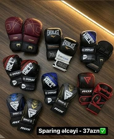 Sparing əlcəkləri – 37 AZN - Brendlər: Venum, Everlast (EverCool)