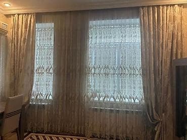 pano: Klassik üslubda pərdə dəsti - Tərkib: ikiqat sistem – qalın dekorativ — 1