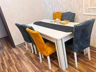 Qonaq otağı üçün, İşlənmiş, Kvadrat masa, 6 stul lalafo.az -da Qonaq otağı üçün, İşlənmiş, Kvadrat masa, 6 stul
