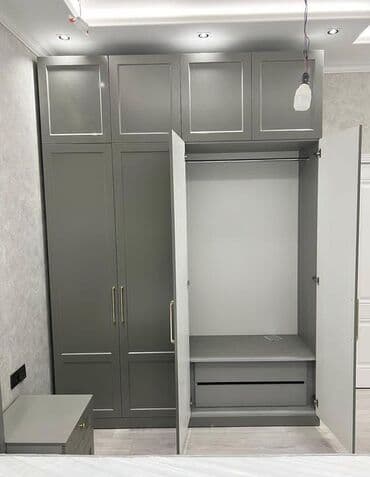 akril mdf: Yeni, Açılan, 4 qapılı Düz dolab, Dəhliz dolabı, Türkiyə — 1