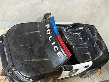 usaq ucun polis formasi: Uşaq üçün elektrikli polis maşını - Model: Dodge tərzində “POLICE” — 1