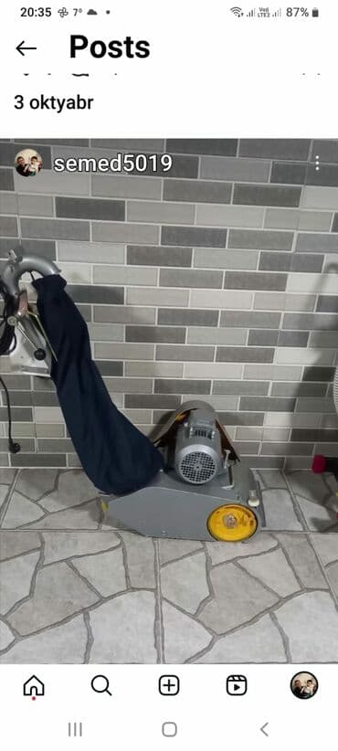 islenmis parket: İşlənmiş Cilalama, polirovka aparatı — 1