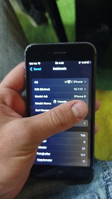 iphone 17 azerbaijan: IPhone 8 Plus, 64 GB, Black Titanium, Barmaq izi — 9