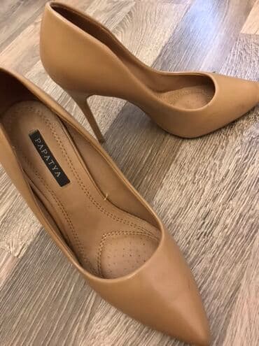 женские балетки с перфорацией: Brend: PAPATYA Model: Klassik stiletto Rəng: Bej/nude Material: Hamar — 4