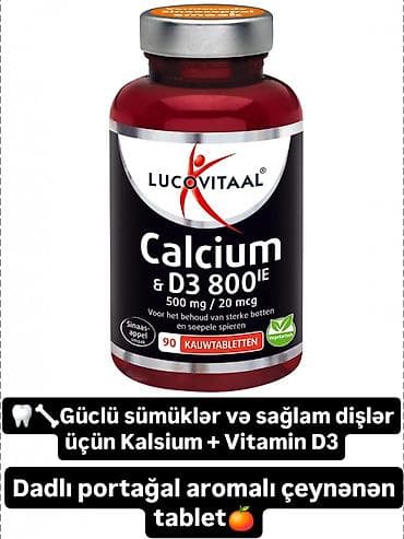 🇳🇱Hollandiyadan Azərbaycana ilk dəfə!🇦🇿 Lucovitaal Calcium & D3