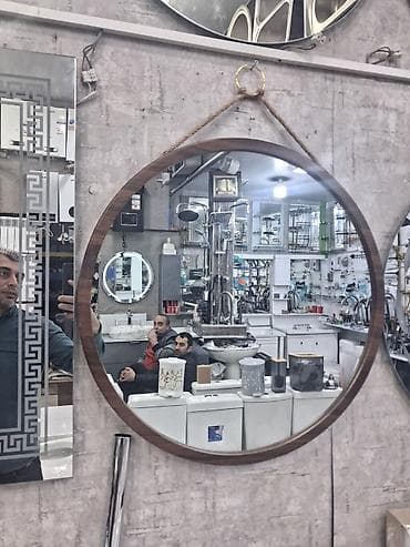 dekor guzgu: Güzgü Divar üçün, Dairə, Dekorativ, Çərçivə ilə — 1