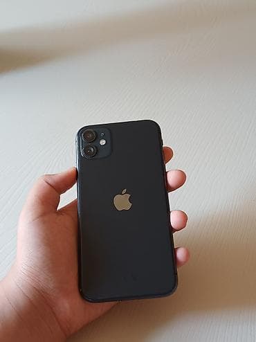 IPhone 11, 128 GB, Qara, Zəmanət, Simsiz şarj, Face ID lalafo.az -da IPhone 11, 128 GB, Qara, Zəmanət, Simsiz şarj, Face ID