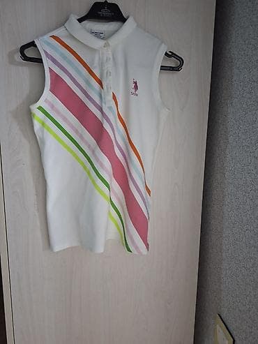 Мужское поло, U.S. Polo Assn, XS, цвет - Белый — 1