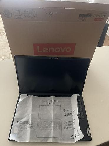balaca notebook qiymetleri: Lenovo noutbuk - Brend: Lenovo - Korpus: nazik çərçivəli ekran, qara — 1