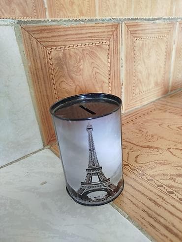 Paris temalı qəpik və pul yığma qutusu lalafo.az -da Paris temalı qəpik və pul yığma qutusu