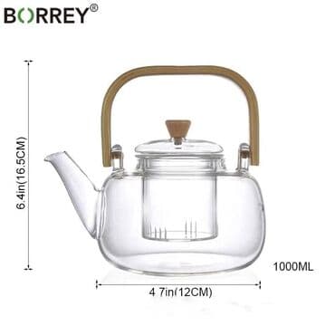 Dəm çaydanları: Yeni, Dəm caydanı, Şüşə, 1 l — 3