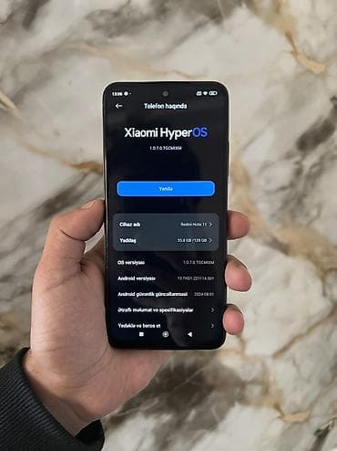 mibro lite 2: Redmi Note 11S, 128 GB, rəng - Qara, Barmaq izi, Face ID — 6