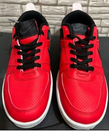 женские красные кеды: Nike, Ölçü: 36, rəng - Qırmızı, Yeni — 4