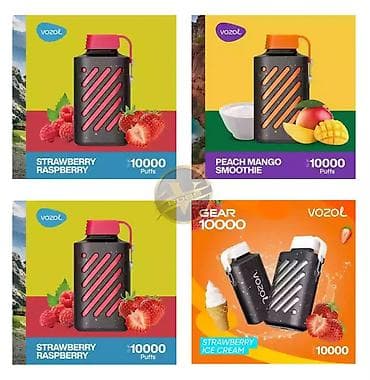 VOZOL GEAR 10000 birdəfəlik elektronik siqaret - Çəkim sayı: 10,000 — 1