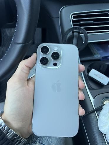 iphone 6 es plus: IPhone 16 Pro, 256 GB, Natural Titanium, Zəmanət, Simsiz şarj, Face ID — 8