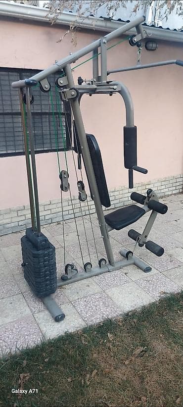 gitara kabel: American Fitness çoxfunksiyalı güc trenajoru - Tam bədən məşqləri — 4