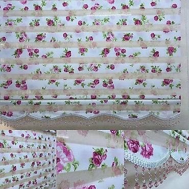 hamam perde: Zebra və rulon pərdə modelləri - Növ: zebra (gündüz–gecə) və klassik — 8