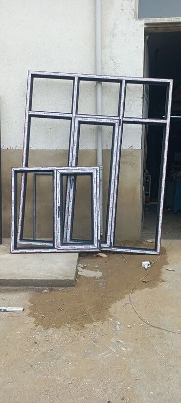 ucuz plastik qapi pencere: Yeni İkiqat şüşə paketi Plastik pəncərə, Еni: 1 sm, Uzunluğu: 1 sm, Pulsuz quraşdırma — 3