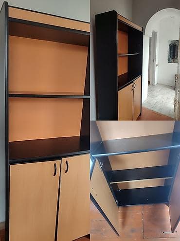 dola: İki bölməli ofis/ev/salon kitab şkafı dedi satılır 40m riyal alıcıya — 1