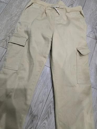 Комплекты одежды: DeFacto uşaq şalvarı – 11-12 yaşa uyğun. - Rəng: bej - Model: kargo — 1