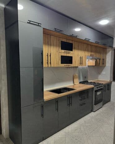 taxta pəncərə: Sifarişlə mətbəx dəsti, Özü çəkən petlələr, Kredit yoxdur, Pulsuz çatdırılma — 2