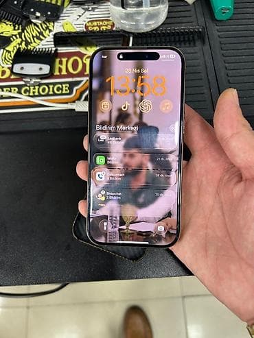 iphone 6 kreditle: IPhone 15 Pro, Natural Titanium, Simsiz şarj — 4