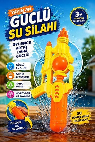 oyuncaq gitara: Su atan tapança Qiyməti 7 azn 25 azndək modellərimiz mövcuddur — 5