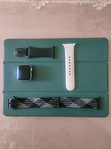 Smart saatlar: İşlənmiş, Smart saat, Apple, Sensor ekran, rəng - Gümüşü — 2