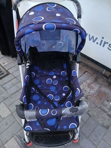 uşaq beysbolkaları: Uşaq arabası – mavi rəngli, dairə naxışlı Xüsusiyyətlər: - Tam — 4