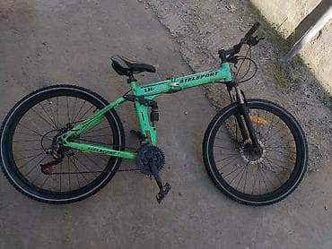 12 dyumlu velosiped: STELSPORT LH-600 dağ velosipedi - Rəng: açıq yaşıl - Çərçivə — 1