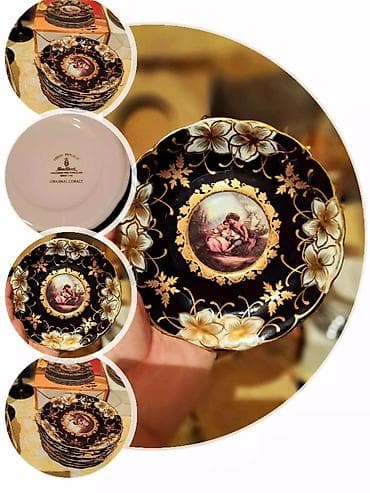 sufreler cehizlik: Boşqablar, rəng - Qızılı, Farfor, Çexiya — 1