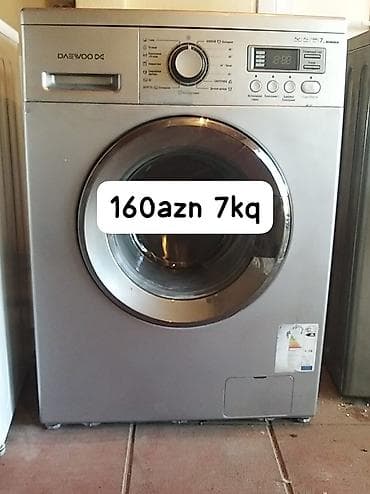 Paltaryuyan maşın Daewoo, 7 kq, Avtomat, Qurutmasız, Kredit yoxdur