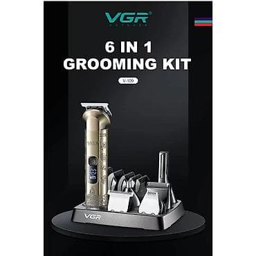 VGR 109 - Universal Trimmer dəsti 5in1 6000RPM 1200mah TYPC . 🆕Bütün — 4