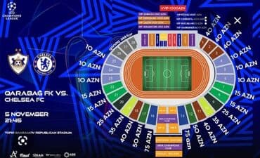 приюты для животных в баку: Qarabağ Çelsi oyununa bilet satılır.Sektor 20 sıra 3. Yer 2. Qiymetde — 1