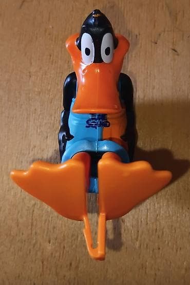 novruz oyuncaqları: McDonalds oyuncaği💥 Daffy Duck fiqurlu oyuncaq klips - Looney — 1