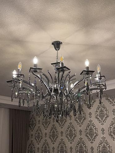 samdanlar ve saat: Çılçıraq, 10 və daha çox lampa, Metal — 1