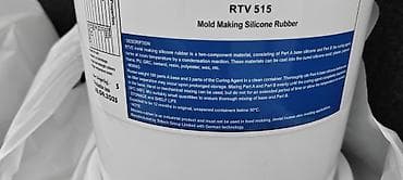 RTV 2 qəlb silikonu 1 klaqramlıq qab 25 AZN.5 klaqramlıq qab 100