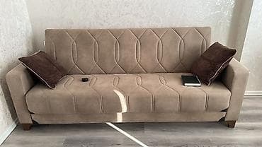 Bej rəngli yumşaq divan - Üç nəfərlik, müasir minimalist dizayn - lalafo.az -da Bej rəngli yumşaq divan - Üç nəfərlik, müasir minimalist dizayn -