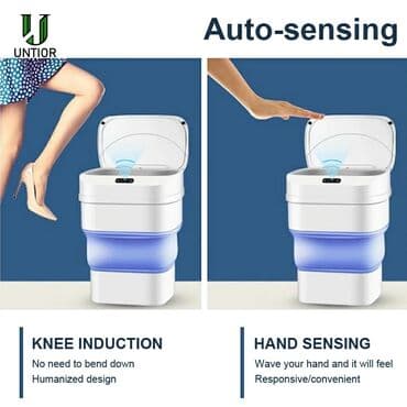 qutu sifarişi: Sensorlu zibil qutusu Zibil qabi 🔹️Yeni ▪️Sensorlu Zibil Qutusu — 6