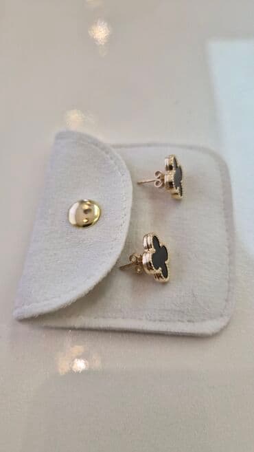 1 qram ağ qızılın qiyməti: Sırğa, Sarı qızıl, 585 Əyar, 408 g — 2