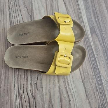Basanoşka və səndəllər: Nine West qadın şlapanları - Model: Nine West slide/sandal - Rəng — 2