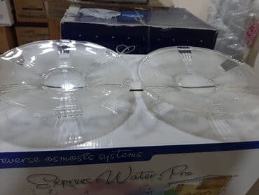 salat qabı: Şüşə qablar dəsti - 3 ədəd kvadrat formalı sallad/süfrə qabı: 2 — 5