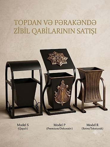 benzin kanisteri: Zibil qabları – topdan və pərakəndə satış. Köçürmə mövcuddur — 1