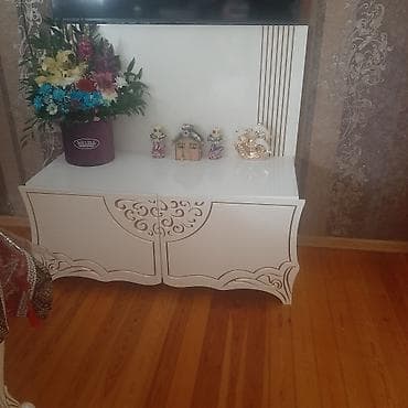 2 ci el carpayilar: Yemək otağı dəsti – zərif klassik üslub - Masa və stullar: Parça — 2