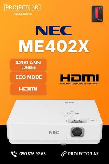 retro televizor: İşlənmiş Stasionar Proyektor NEC, Pulsuz çatdırılma, Ödənişli çatdırılma, Rayonlara çatdırılma — 1