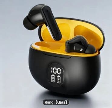 bultuz qulaqciqlar: Yeni Simsiz (Bluetooth) Qulaqcıqlar, rəng - Qara — 5