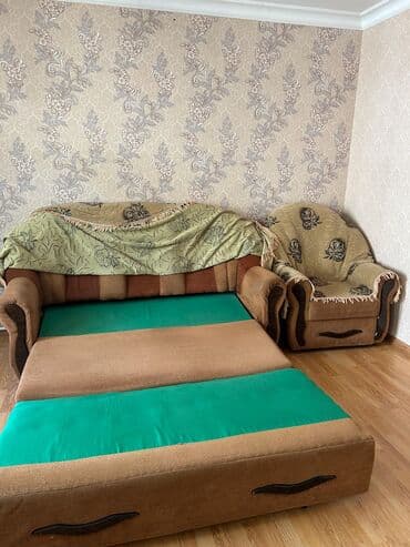 divan dəsti: Di̇van-kravat, Kreslo, Bazalı, Açılan — 1